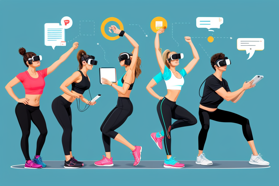 How does technology enhance fitness and overall well-being?